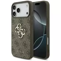 GUESS 4G Big Logo phone case for iPhone 17 Pro Max, brown
