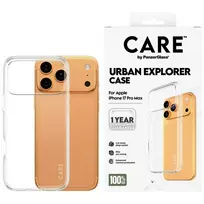 PanzerGlass Case CARE by Flagship Urban Explorer with Clear Frame for iPhone 17 Pro Max, transparent