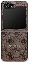 GUESS Case 4G Classic MagSafe for Samsung Galaxy Z Flip 7, brown