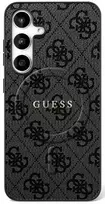 GUESS Etui 4G Ring Classic Logo MagSafe for Samsung Galaxy S25 FE, black
