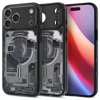 Spigen Ultra Hybrid phone case with MagSafe support for iPhone 17 Pro Max, black