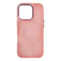 Hurtel Fashionable iPhone 17 Air pink phone case with MagSafe support
