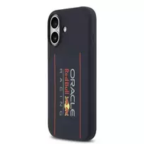 Red Bull Silicone Vertical Logo MagSafe Case for iPhone 17 in Navy