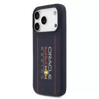 Red Bull Silicone Vertical Logo MagSafe Case for iPhone 17 Pro Max in Navy