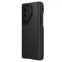 Nillkin Synthetic Fiber PRO Magnetic Pen Slot Back Cover for Samsung Galaxy Z Fold 7 Black