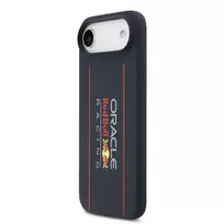 Red Bull Silicone Vertical Logo MagSafe Case for iPhone in Navy