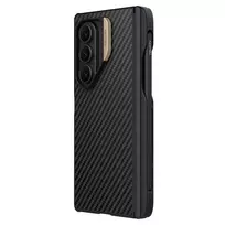 Nillkin Synthetic Fiber PRO Magnetic Pen Slot Back Cover for Samsung Galaxy Z Fold 7 Golden