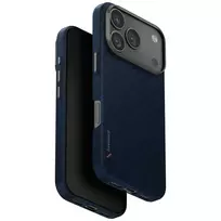 uniq Case Keva EDGE for iPhone 17 Pro. Magclick Charging, blue
