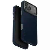 uniq Case Keva EDGE for iPhone 17 Pro Max. Magclick Charging, blue