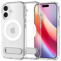 Spigen Ultra Hybrid "S" phone case with MagSafe support for Apple iPhone 17, clear