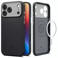 Spigen Nano Pop phone case with MagSafe support for Apple iPhone 17 Pro, black