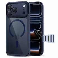 Tech-Protect MAGPEAK CC phone case with MagSafe support for Apple iPhone 17 Pro, blue