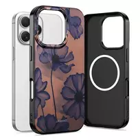 Tech-Protect LAMANO phone case with MagSafe support for Apple iPhone 16 Pro Max in blue