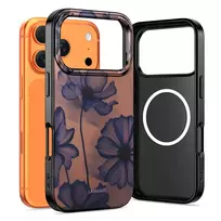 Tech-Protect LAMANO phone case with MagSafe support for Apple iPhone 17 Pro Max, black