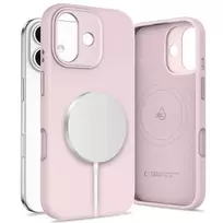 Tech-Protect Unique phone case with MagSafe support for Apple iPhone 17 in pink