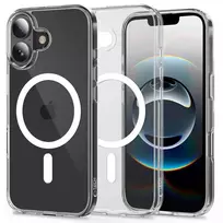 Tech-Protect FLEXAIR HYBRID phone case with MagSafe support for Apple iPhone 17, transparent