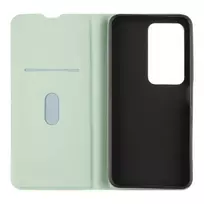 Obal:Me SmoothTouch phone book case with stand for Xiaomi Redmi 15 4G|5G in mint green - green