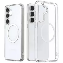 Araree Duple M MagSafe case for Samsung S25 FE, transparent/clear, AR20-02443A