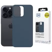 3MK Hardy MagSilicone Case for Apple iPhone 15 Pro in Blue