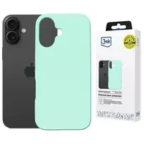 3MK Hardy MagSilicone Case for Apple iPhone 16 in Sea Blue
