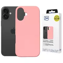 3MK Hardy MagSilicone Case for Apple iPhone 16 in Pink