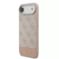 GUESS PU 4G Stripe phone case for iPhone 17 Air pink
