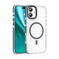 Etteri Icy Mag phone case with MagSafe support for iPhone 16, black