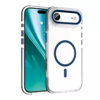 Etteri Icy Mag phone case with MagSafe support for iPhone 17 Air, blue