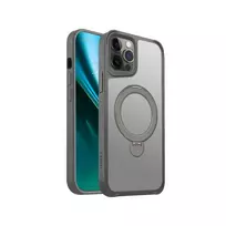 Etteri Matt Mag Ring case for iPhone 12 / 12 Pro 6.1" grey