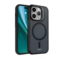 Etteri Morning Fog phone case with MagSafe support for iPhone 14 Pro, black