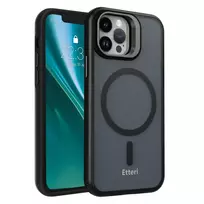 Etteri Morning Fog phone case with MagSafe support for iPhone 12 | iPhone 12 Pro black