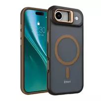 Etteri Morning Fog phone case with MagSafe support for iPhone 17 Air, brown