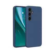 Etteri Silicone Mag case for Samsung Galaxy S25 Edge in dark blue
