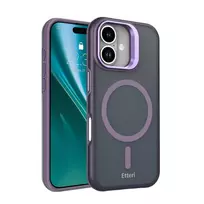 Etteri Morning Fog phone case with MagSafe support for iPhone 17, purple