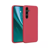 Etteri Silicone Mag case for Samsung Galaxy S25 Edge in raspberry
