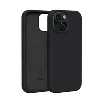 Etteri Silicone Mag phone case with MagSafe support for iPhone 13, black