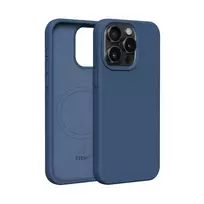 Etteri Silicone phone case with MagSafe support for iPhone 15 Pro Max, blue