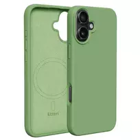 Etteri Silicone phone case with MagSafe support for iPhone 16 Plus, green