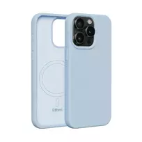 Etteri Silicone phone case with MagSafe support for iPhone 15 Pro Max, blue