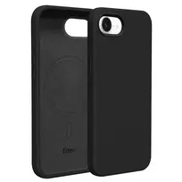 Etteri Silicone Mag phone case with MagSafe support for iPhone 16e, black