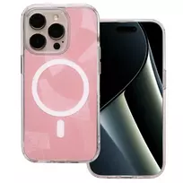 TFO Flash Mag phone case with MagSafe support for iPhone 15 Pro, pink