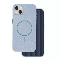 TFO Glitter Thin phone case with MagSafe support for iPhone 17 Pro Max, blue