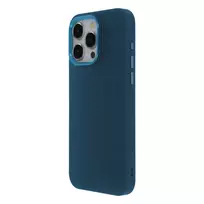 Tecto Shield Elegant blue satin phone case for iPhone 15 Pro