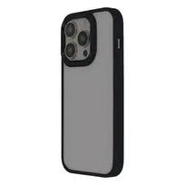Tecto Shield Satin Elegant Matte phone case for iPhone 15 Plus, black