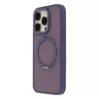 Tecto Shield Secure Spinning Mag phone case with MagSafe support for iPhone 15 Pro Max purple