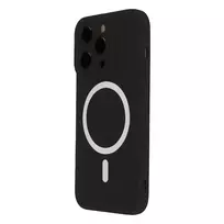 Tecto Shield Silicon Soft phone case with MagSafe support for iPhone 14 Pro, black