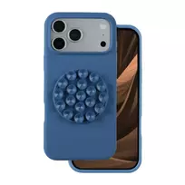 TFO Blue silicone stick phone case for iPhone 17 Pro