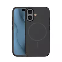 TFO Silicone Thin phone case with MagSafe support for iPhone 16 Pro Max, black