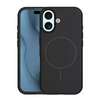 TFO Silicone Thin Mag phone case with MagSafe support for iPhone 17, black