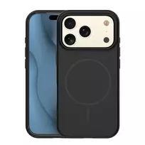 TFO Silicone Thin Mag phone case with MagSafe support for iPhone 17 Pro, black